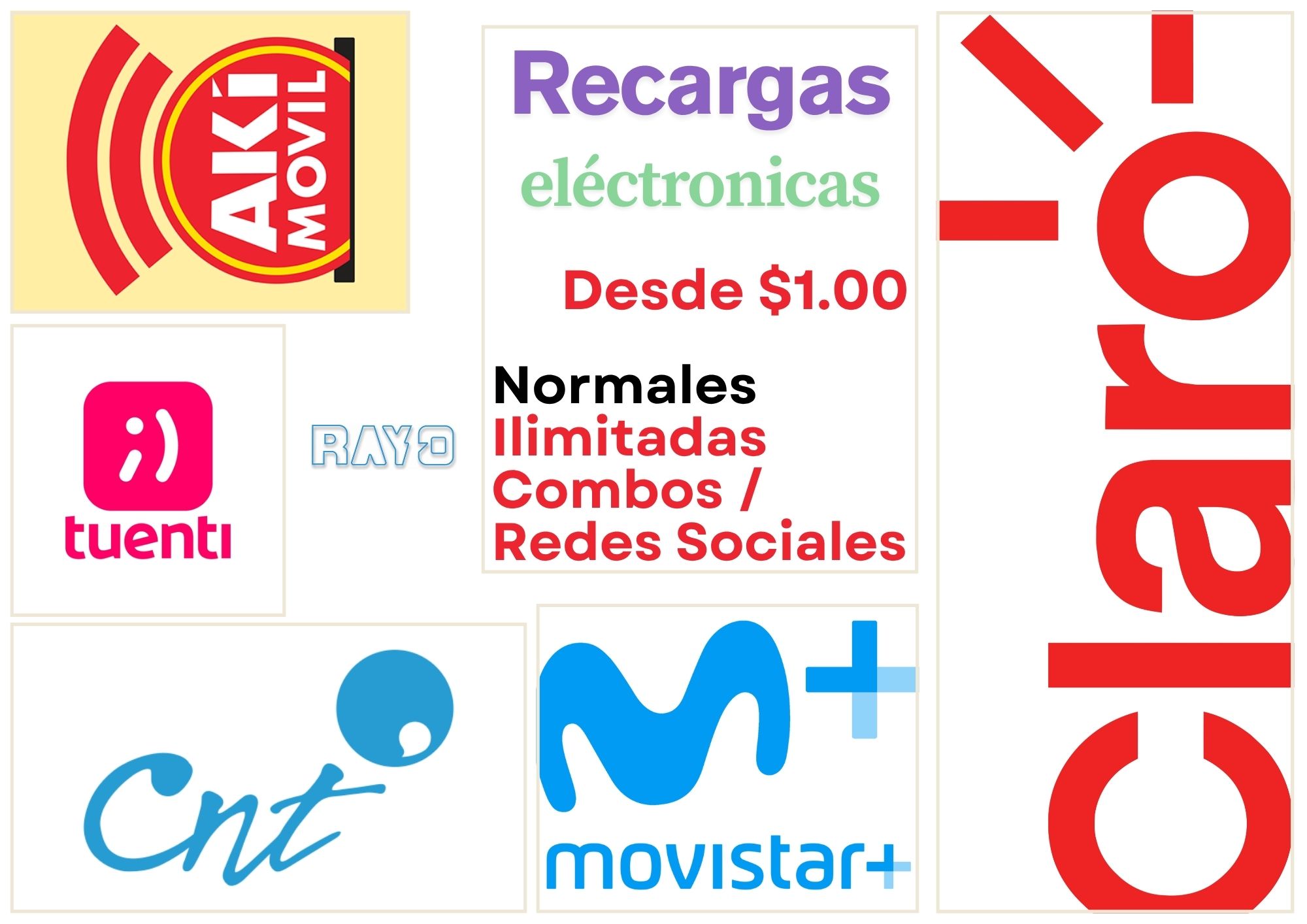 RAYO Recargas mas detalle